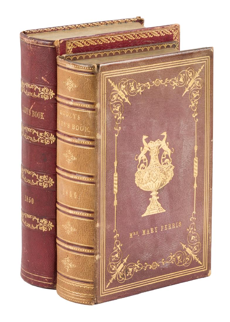 Godey's Lady's Book and Magazine - 2 bound volumes (1 of 1)