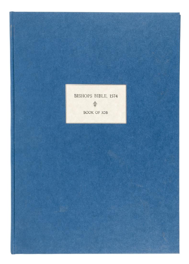 Bishops' Bible Book of Job 1574 (1 of 1)