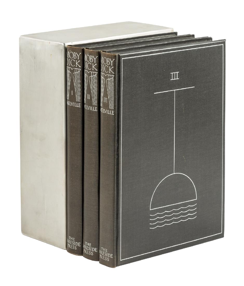 Greatest illustrated book of the 20th century: Heading: (Kent, Rockwell, illustrator) Author: Melville, Herman Title: Moby Dick or the Whale Place Published: Chicago Publisher:Lakeside Press Date Published: 1930 Description: