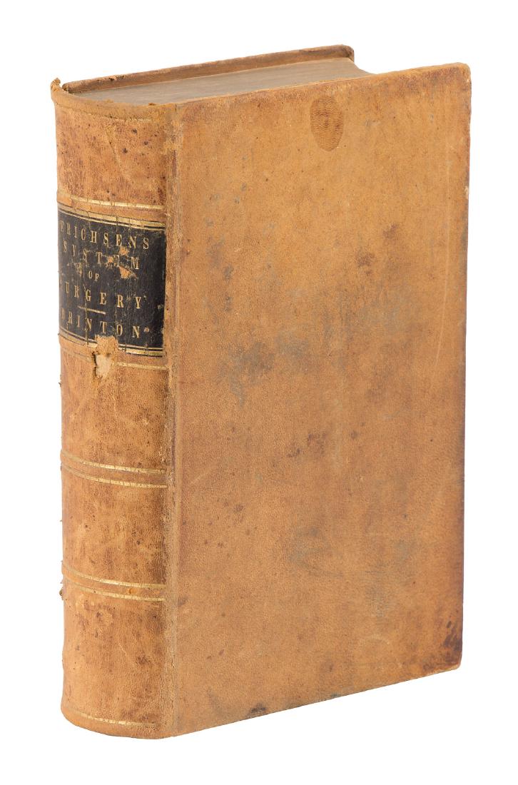 Erichsen's Science and Art of Surgery 1854: Heading: (Medical) Author: Erichsen, John Title: The Science and Art of Surgery Place Published: Philadelphia Publisher:Blanchard and Lea Date Published: 1854 Description: E