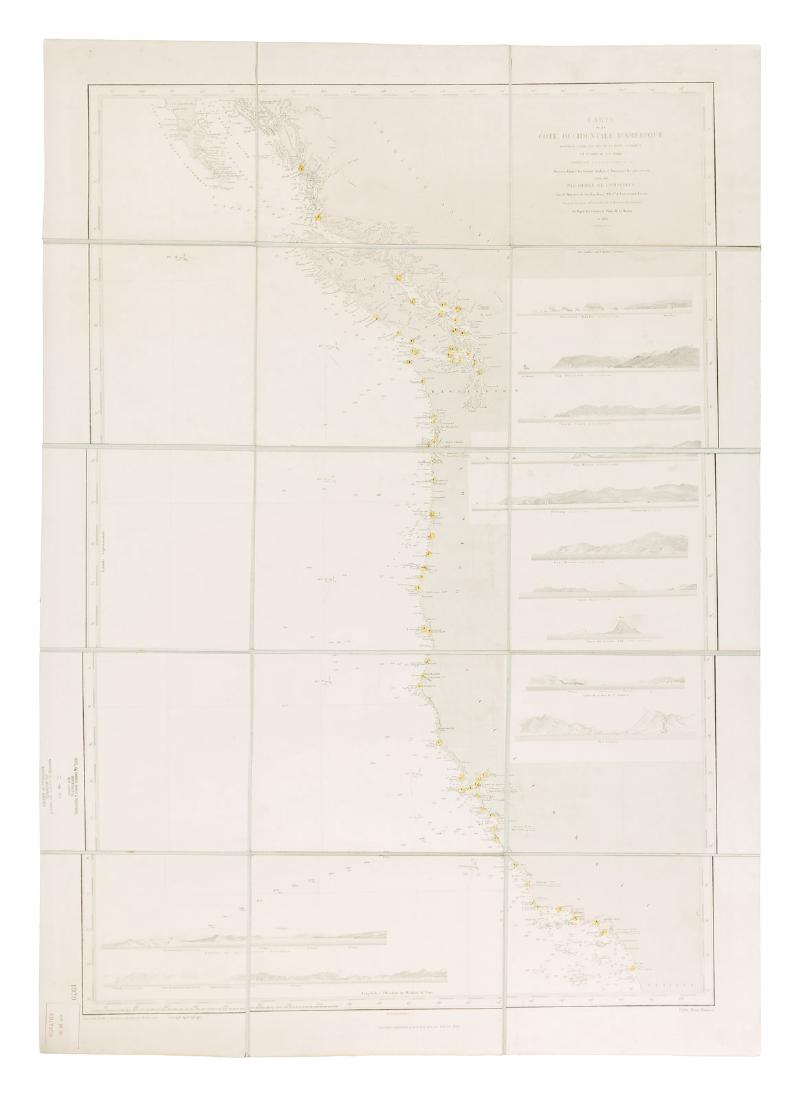 Rare chart of West Coast of North America (1 of 1)