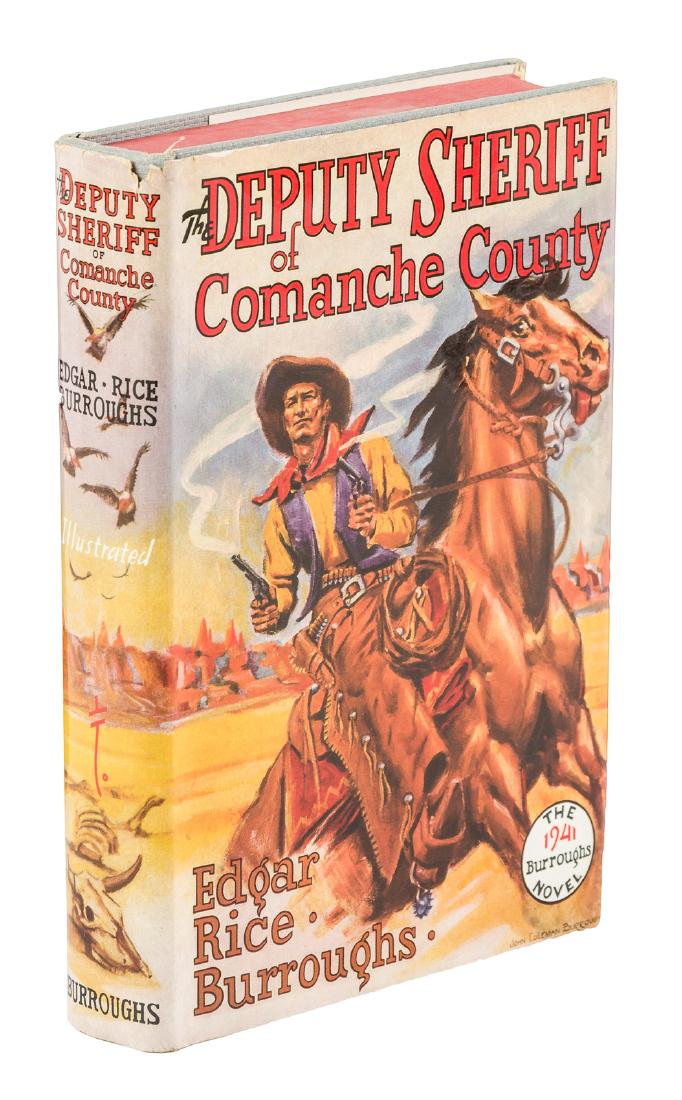Burroughs Deputy Sheriff of Comanche County 1st w/dj: Heading: Author: Burroughs, Edgar Rice Title: The Deputy Sheriff of Comanche County Place Published: Tarzana, California Publisher:Edgar Rice Burroughs, Inc. Date Published: [1940] Des