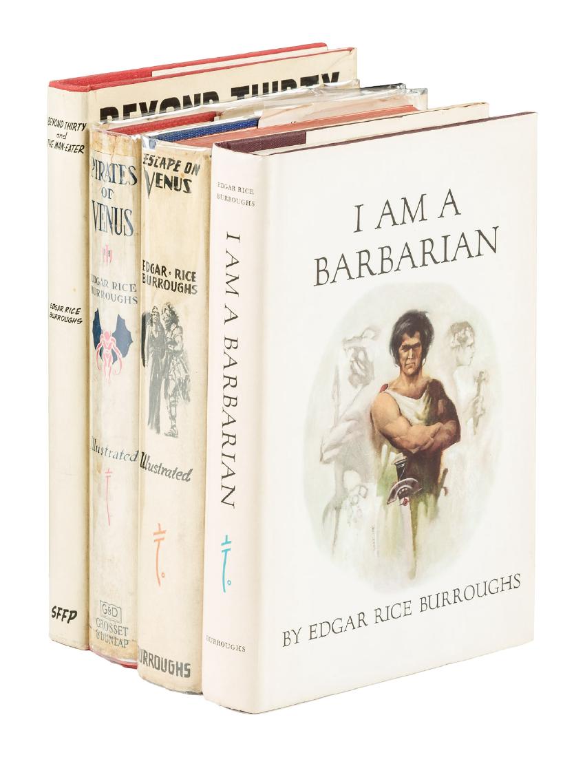 Edgar Rice Burroughs 4 volumes in dust jackets (1 of 1)
