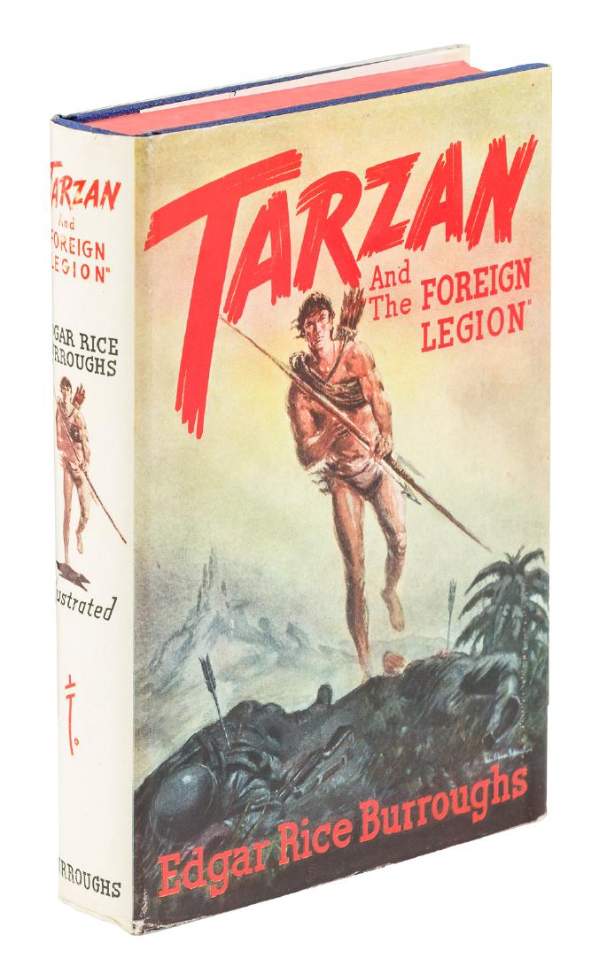 Tarzan and the Foreign Legion 1st edition w/dj: Heading: Author: Burroughs, Edgar Rice Title: Tarzan and "The Foreign Legion" Place Published: Tarzana, California Publisher:Edgar Rice Burroughs, Inc. Date Published: [1947] Descripti