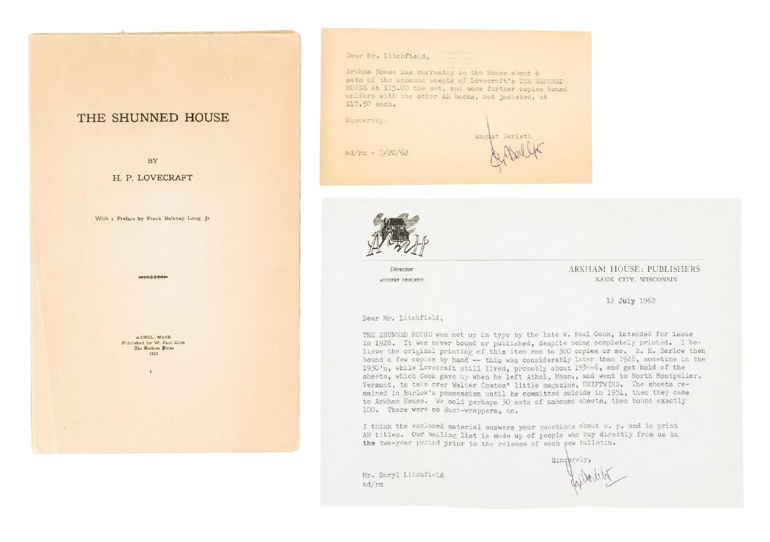 First Edition of H.P. Lovecraft's first book (1 of 2)