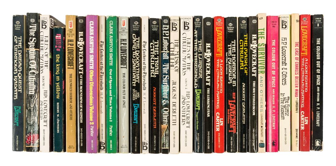 95 Sci Fi Paperbacks, mostly Lovecraft (1 of 4)