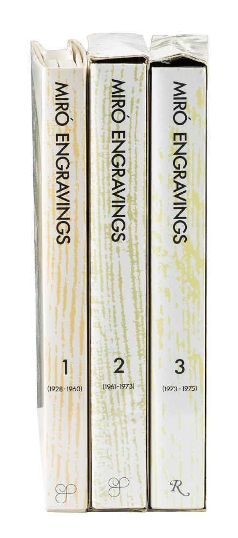Miró's engravings 3 volumes (1 of 6)