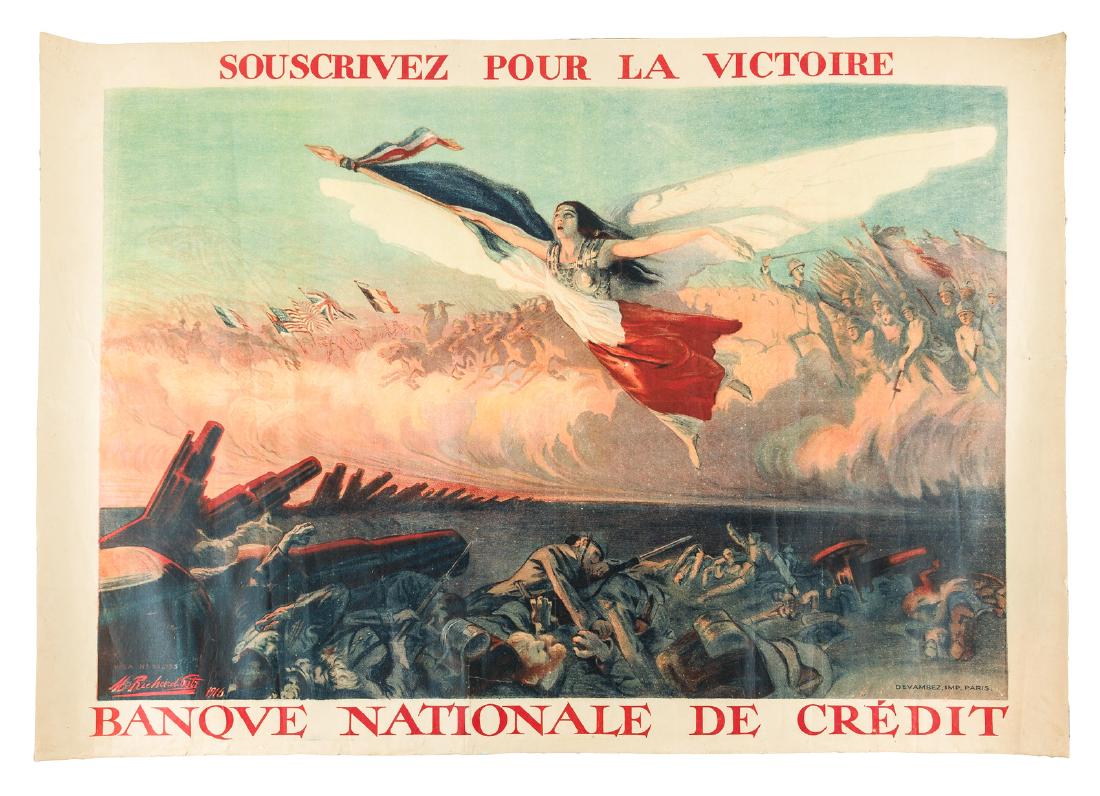 Scarce French World War I poster (1 of 6)