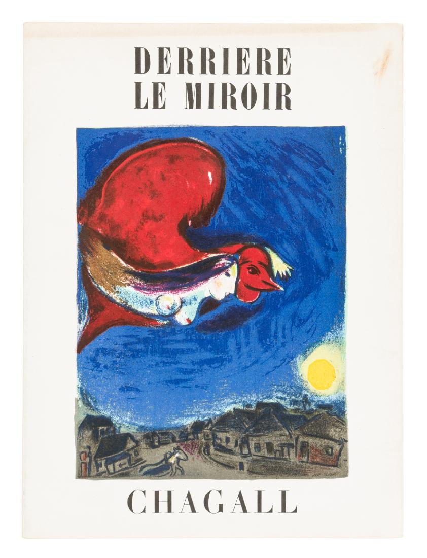 Derriere Le Miroir w/Chagall lithographs: Heading: (Chagall, Marc) Author: Title: Derriere Le Miroir No. 27-28 Place Published: Paris Publisher:Maeght Date Published: 1950 Description: [8] pp. With color lithograph