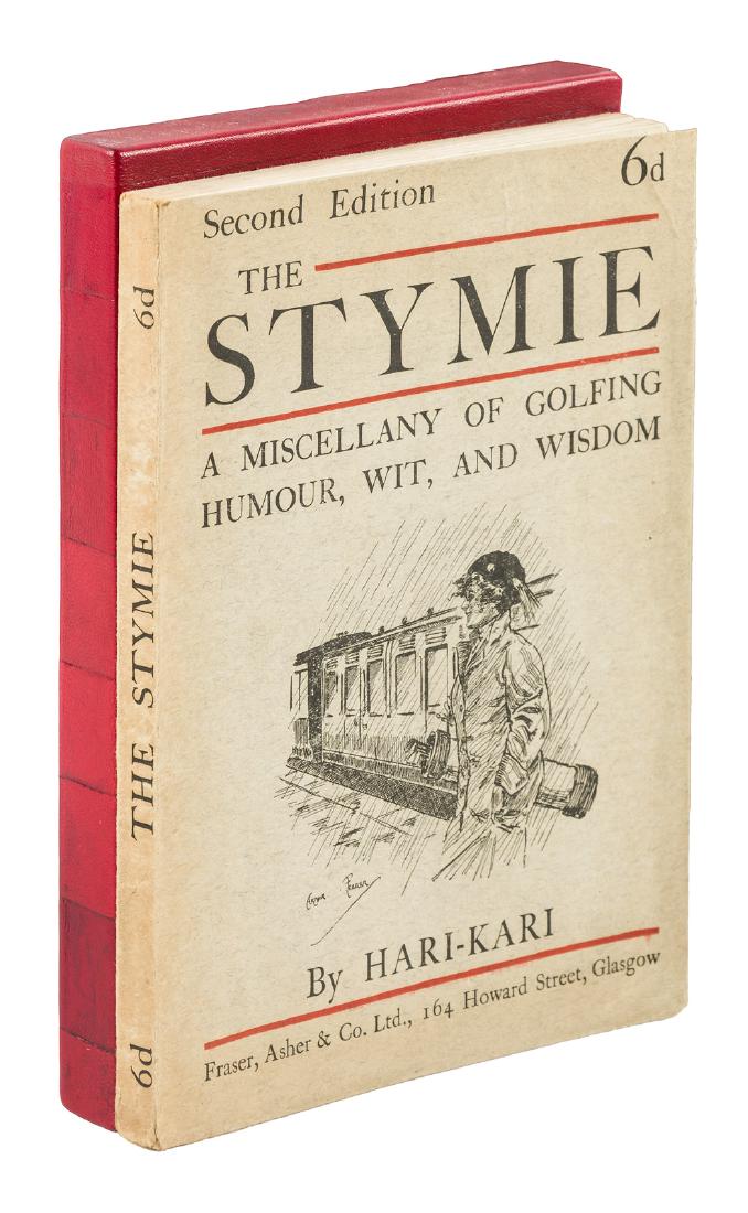 Robert Browning The Stymie 1910: Heading: Author: Browning, Robert (Hari-Kari) Title: The Stymie: A Miscellany of Golfing Humour, Wit and Wisdom Place Published: Glasgow Publisher:Fraser, Asher & Co. Date Published: 1910