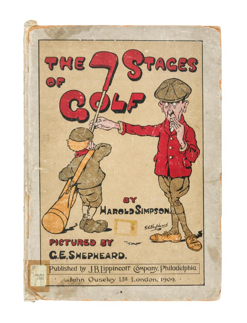 7 Stages of Golf from O.M. Leland's library (1 of 9)