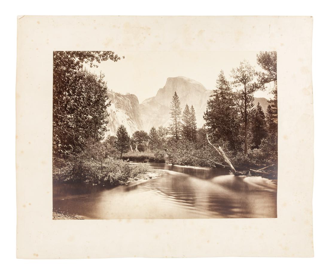 C.E. Watkins mammoth plate of Half Dome, Yosemite (1 of 2)