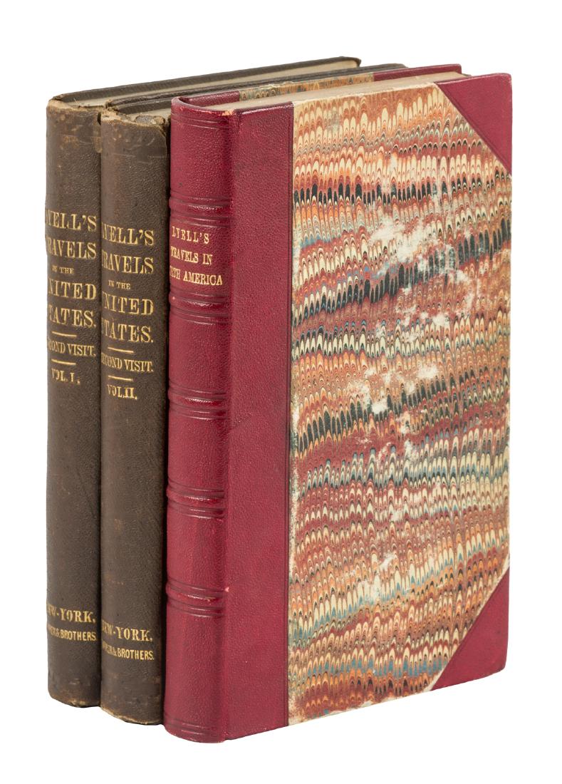 Charles Lyell's American Tours, 1845 & 1849 (1 of 1)