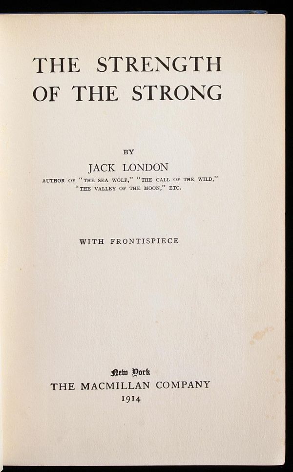 Lot of 7 first editions by London - 2