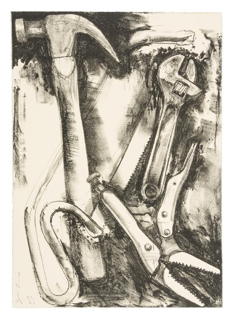 Robert Creeley & Jim Dine Pictures 1 of 40 copies (1 of 10)