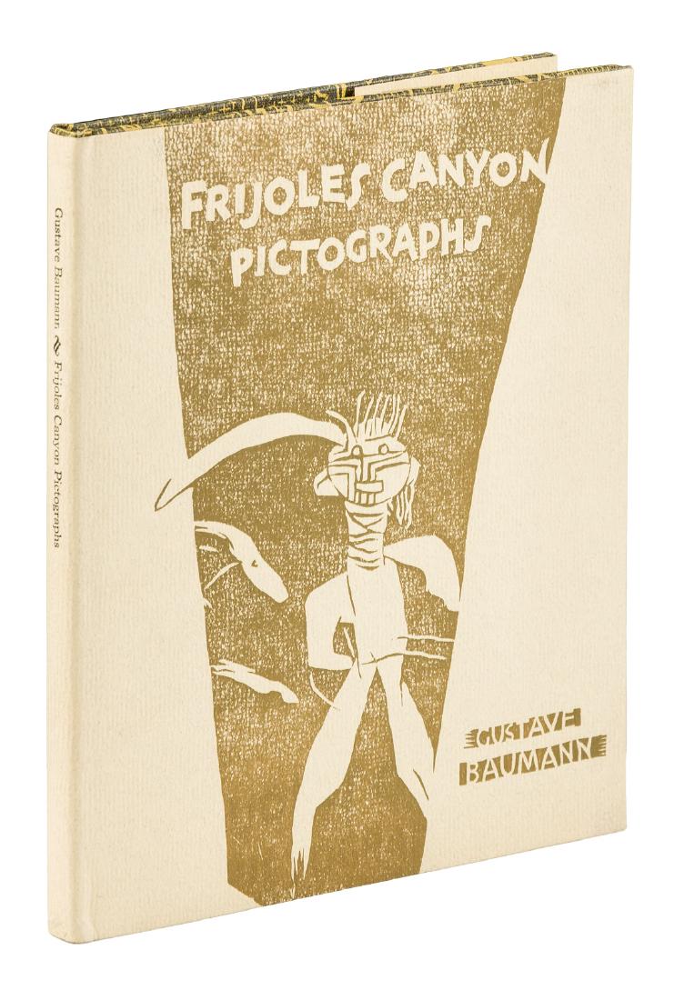 Frijoles Canyon Pictographs, Gustave Baumann: Heading: Author: Baumann, Gustave Title: Frijoles Canyon Pictographs Place Published: Los Angeles Publisher:William & Victoria Dailey Date Published: 1980 Description: Unpa