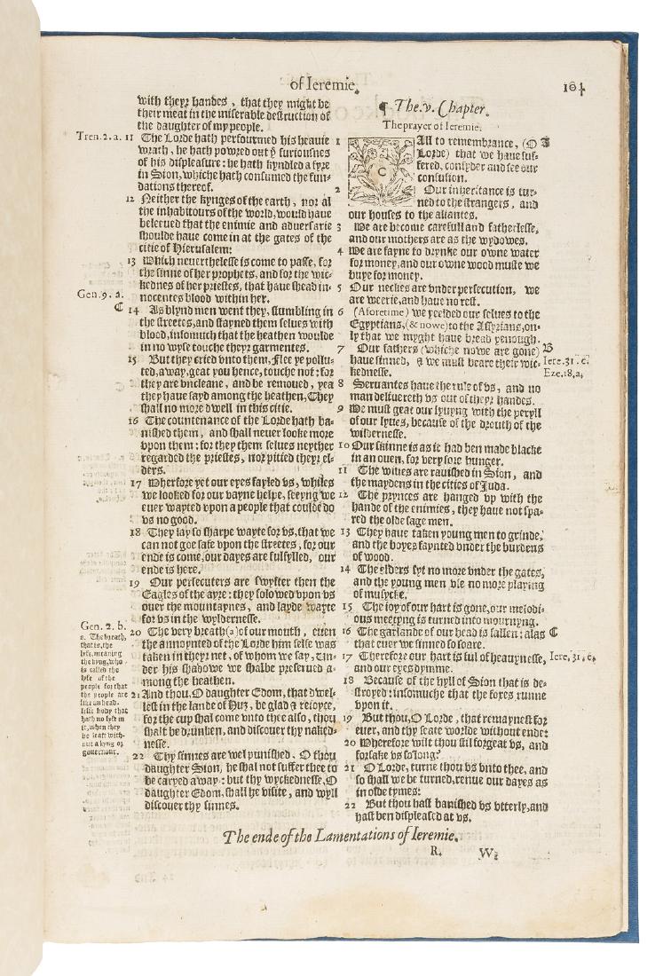 Ezekiel & Daniel from folio Bishops' Bible 1574 (1 of 2)