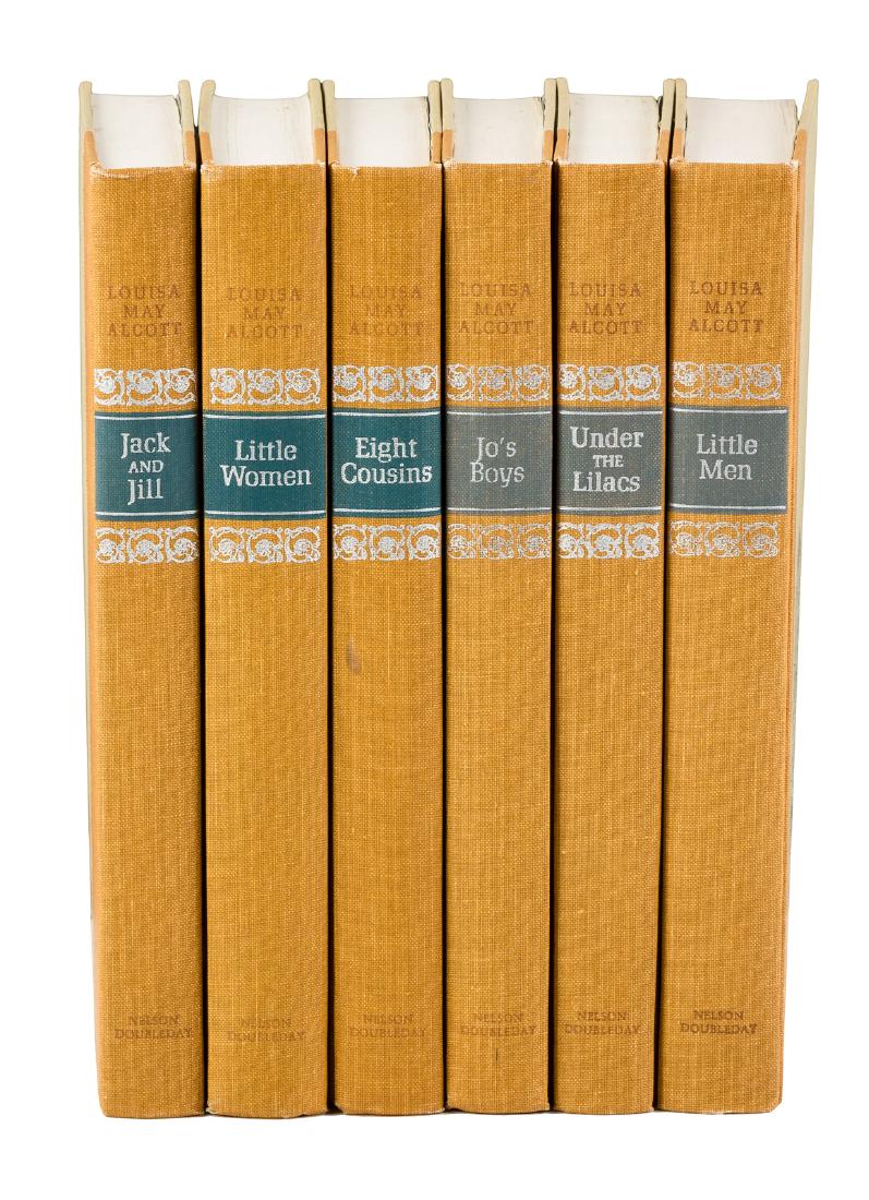 Six volumes by Louisa May Alcott: Heading: Author: Alcott, Louisa May Title: Six volumes by Louisa May Alcott Place Published: Garden City, NY Publisher:Nelson Doubleday Date Published: 1955 Description: 6