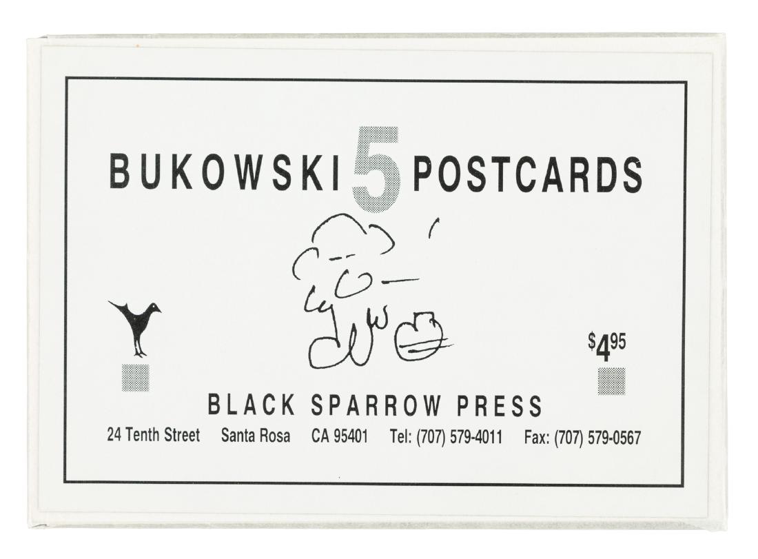 Bukowski 5 postcards (1 of 2)