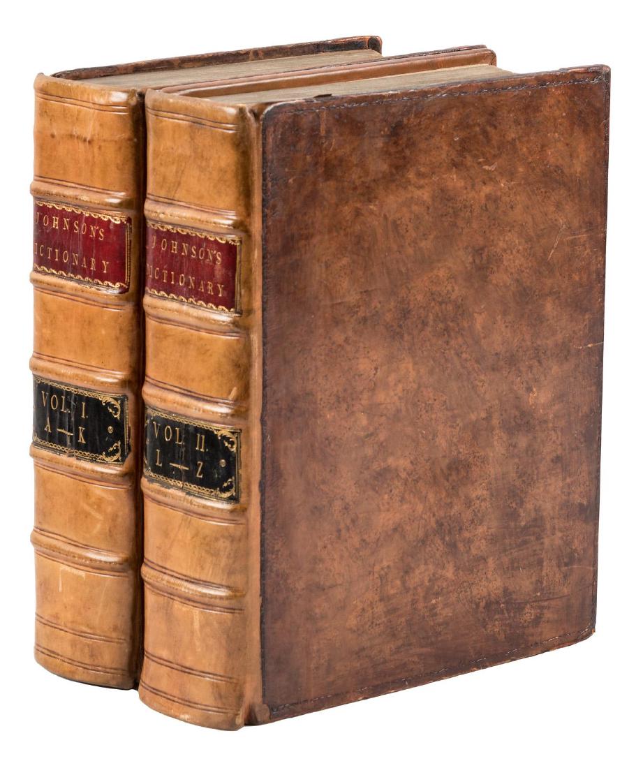 Second quarto edition of Johnson's Dictionary (1 of 7)