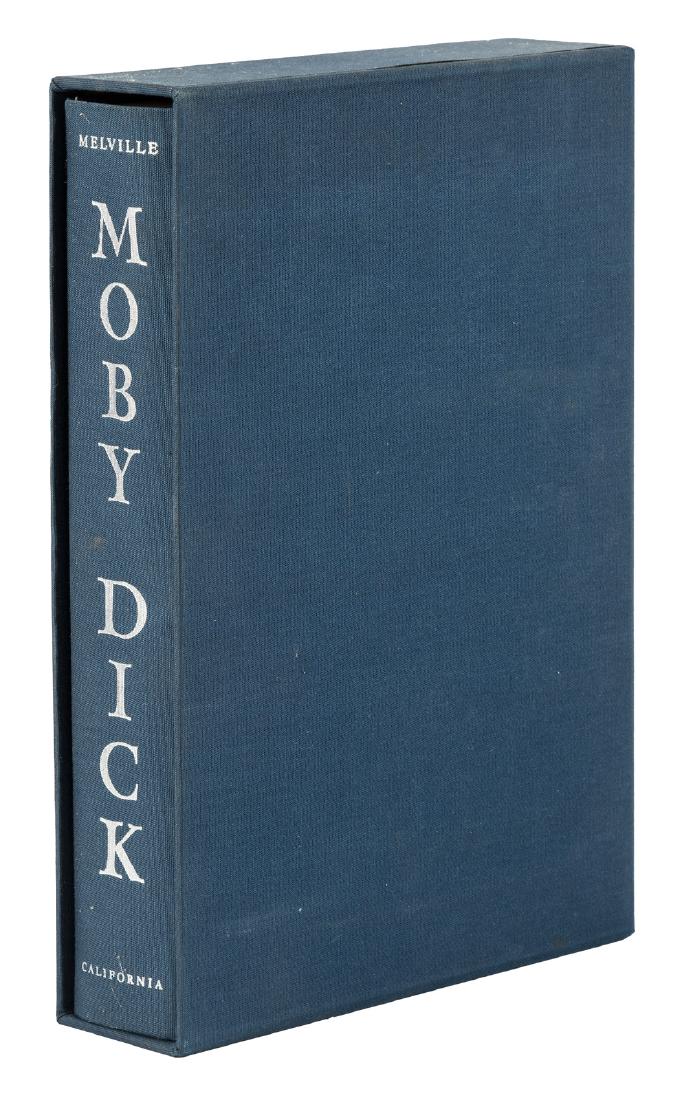 Melville's Moby Dick Moser Illustrations 1/750: Heading: (Moser, Barry, illustrator) Author: Melville, Herman Title: Moby Dick; or, The Whale. Place Published: Berkeley Publisher:University of California Press Date Published: University of