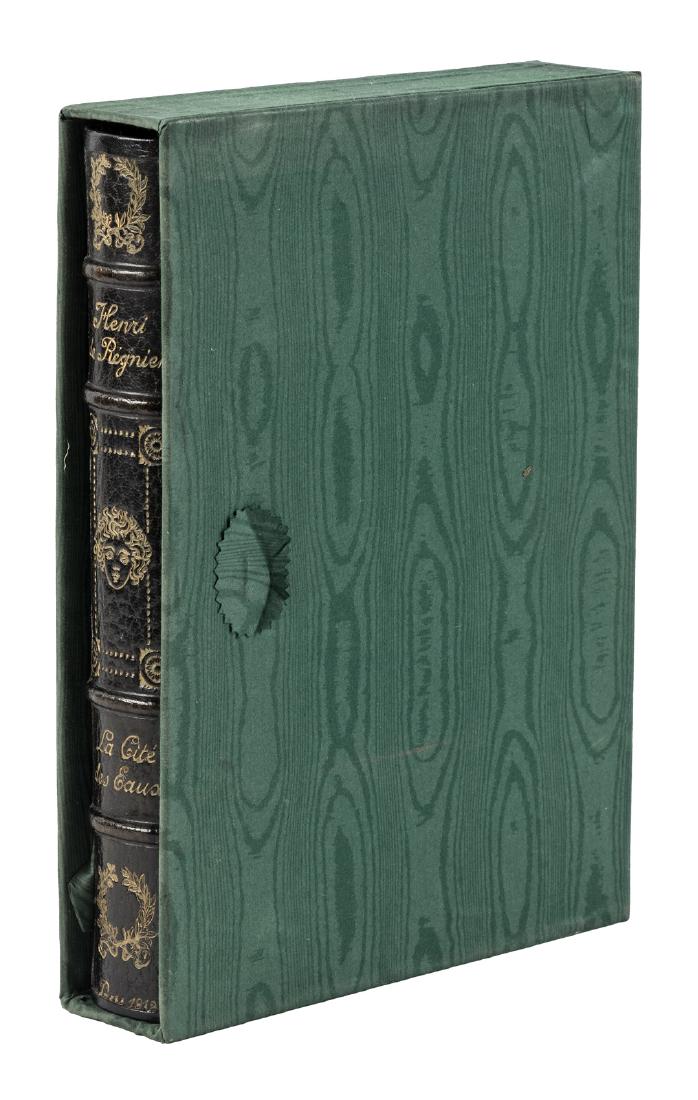 De Regnier's City of Waters w/etchings by Charles Jouas: Heading: Author: Regnier, Henri De Title: La Cité des Eaux Place Published: Paris Publisher: Auguste Blaizot Date Published: 1912 Description: 207, [2] + 1 ad pp. with 37 p