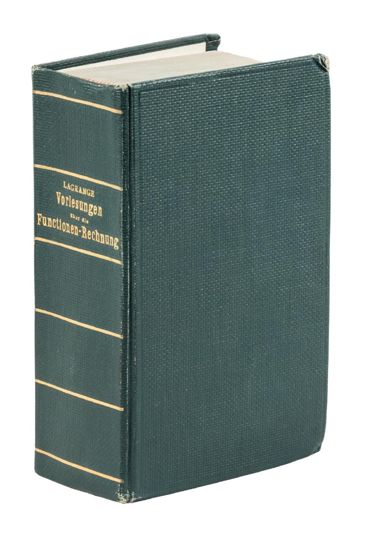 Lectures on the function calculus by Lagrange, 1823 (1 of 1)