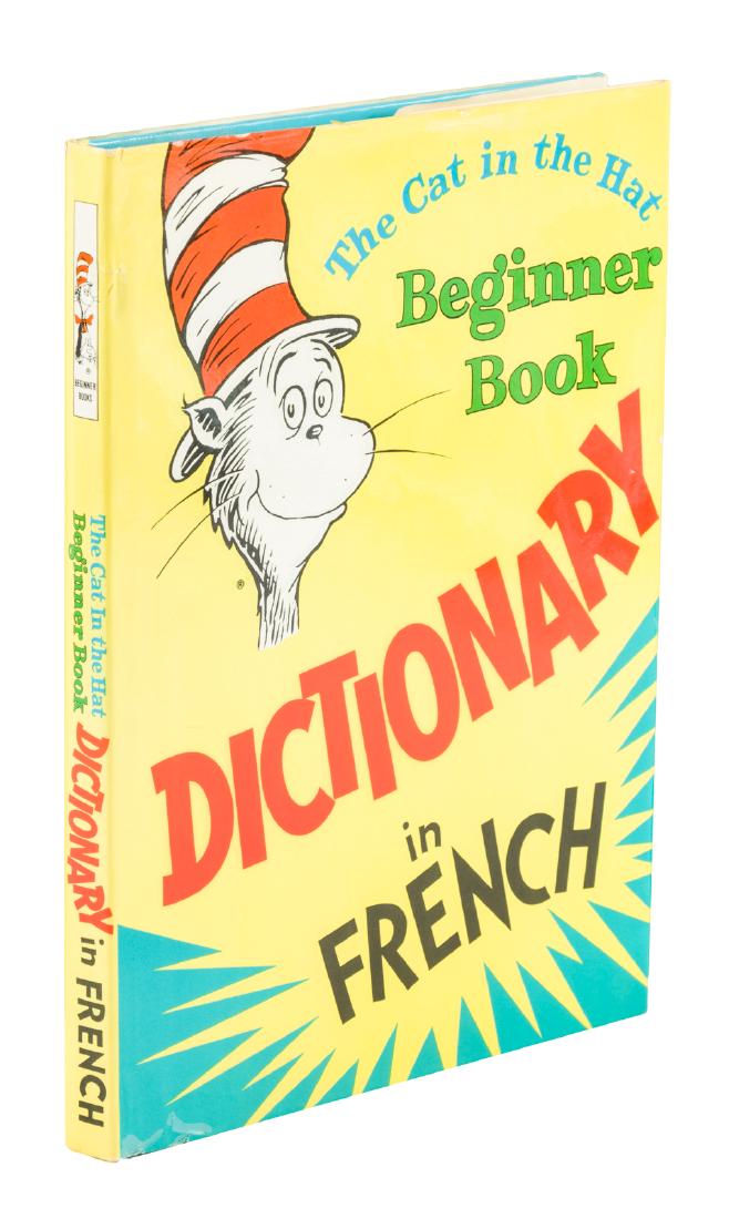 Cat in the Hat Dictionary in French: Heading: Author: Seuss, Dr. Title: The Cat in the Hat Beginner Book Dictionary in French Place Published: [New York] Publisher:Beginner Books / Random House Date Published: [1965] Desc
