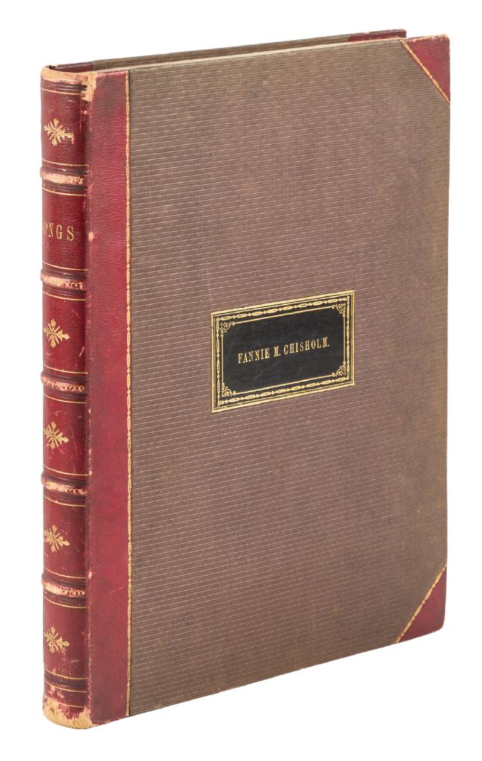 Bound volume of 19th century sheet music (1 of 5)