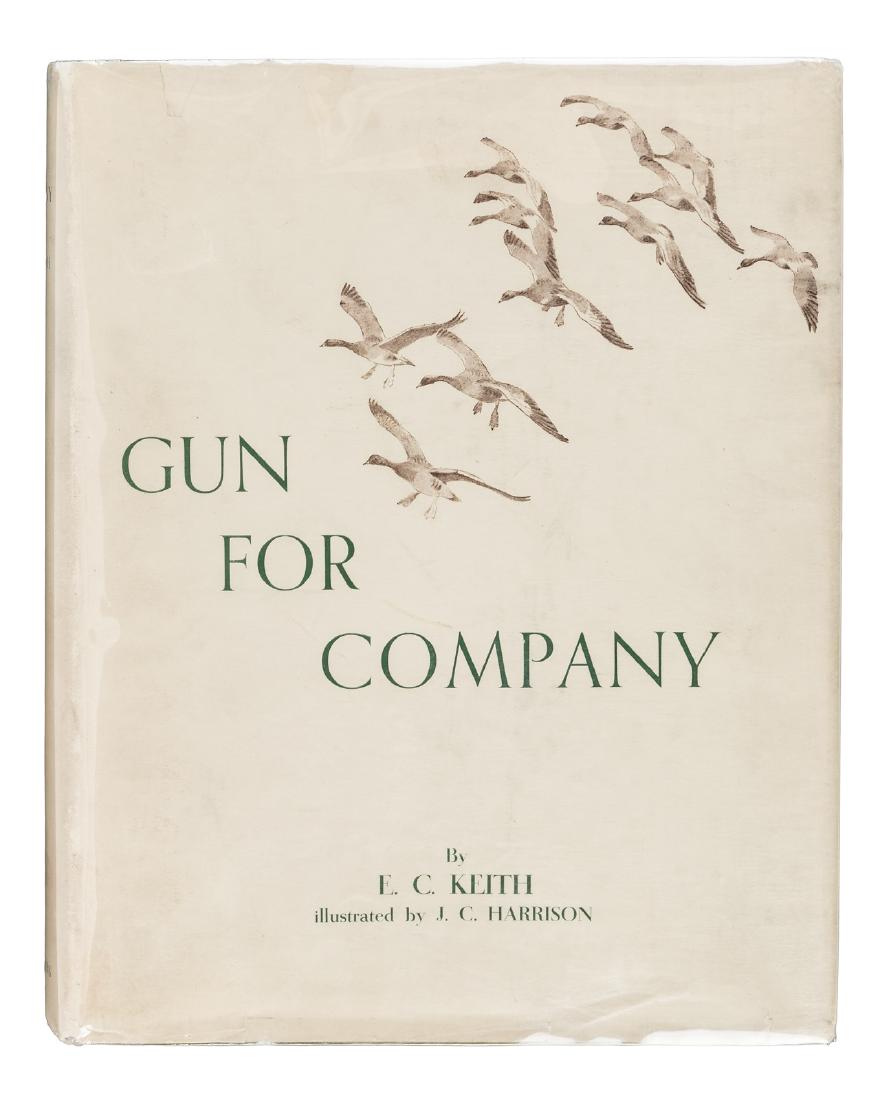 E.C. Keith, Gun For Company 1/175: Heading: Author: Keith, E.C. Title: Gun For Company Place Published: London Publisher:Country Life Date Published: [1937] Description: 202 pp. 12 color & 12 monochrome