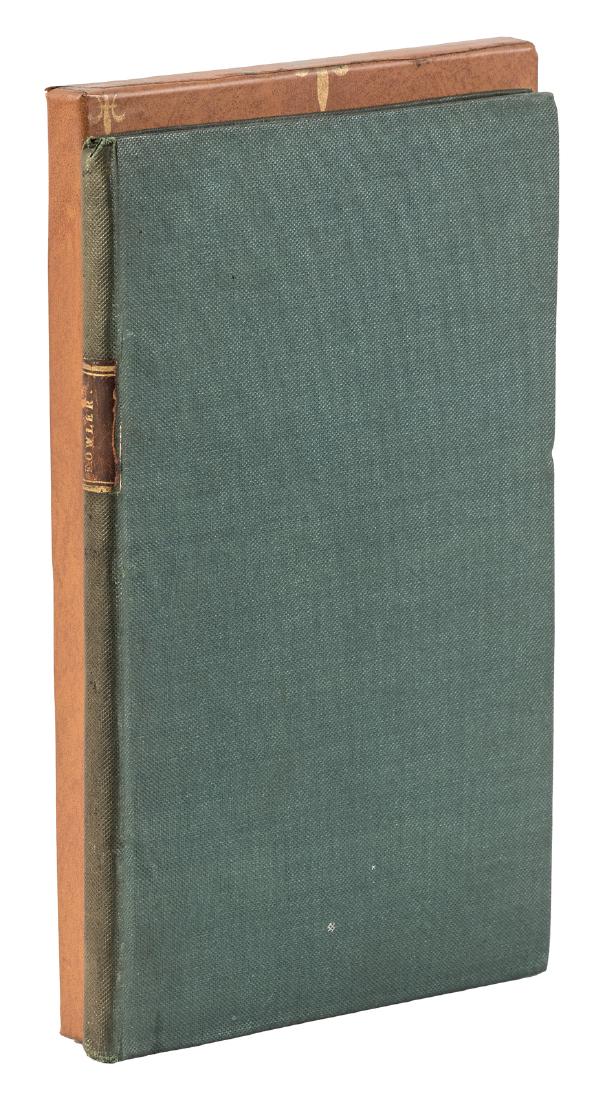 First separate edition of Nicholas Coxe's The Fowler: Heading: Author: Coxe, Nicholas Title: The Fowler. Containing Rules for Taking Every Species of Land and Water Fowl...Such as, Woodcocks, Felfares, Pigeons, Magpies... Likewise, Instructions for the C