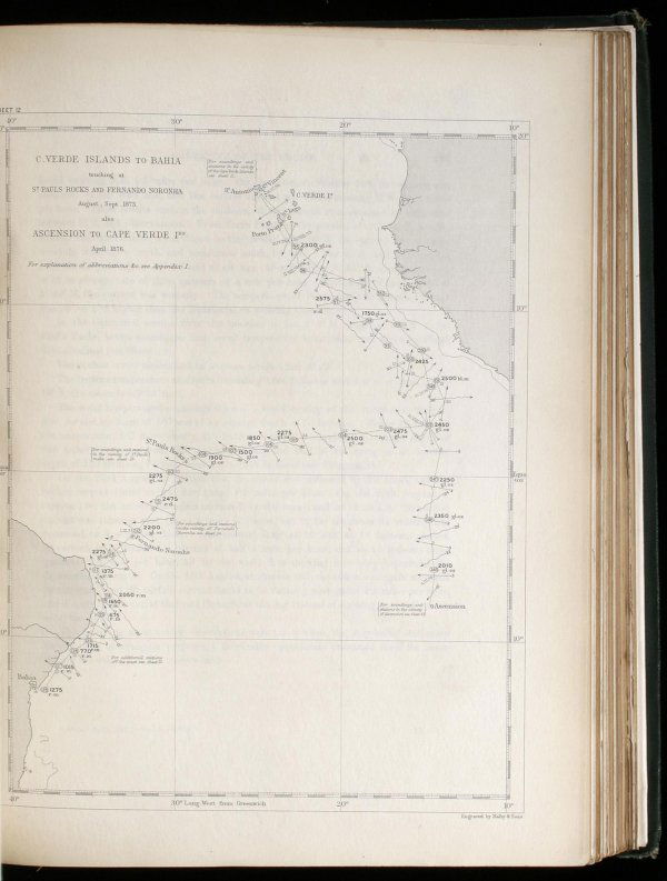 Report on the Scientific Results of the Voyage of: Author: Thomson, Sir C. Wyville and John Murray 3 volumes in 4. liv, 509; viii, 511-1110; viii, 744 + 29; xxx, 525 pp. Profusely illustrated with chromolithographed plates, photographic plates, plans,
