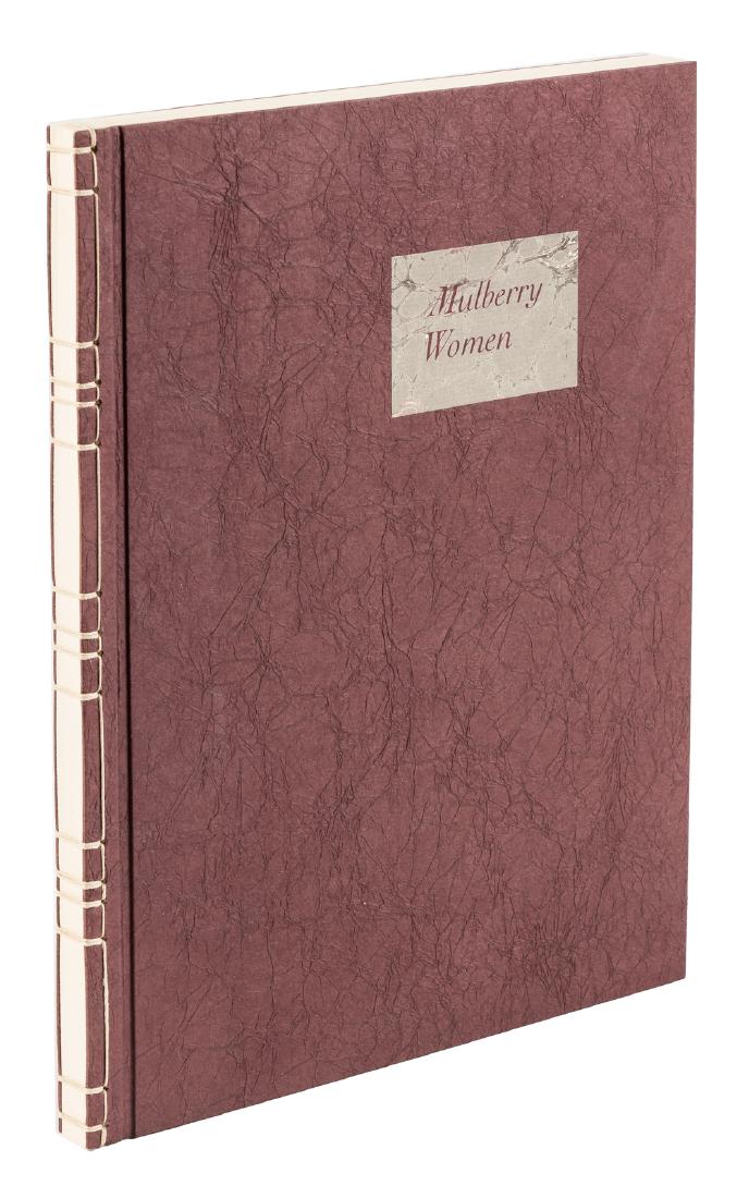 Mulberry Women. 10 drypoints by Matt Phillips. 1/20: Heading: (Phillips, Matt, illustrator) Author: Kelley, Robert and Matt Phillips Title: Mulberry Women. A Poem by Robert Kelly. Drypoints by Matt Phillips. Place Published: Berkeley Publisher:Hiersoux,