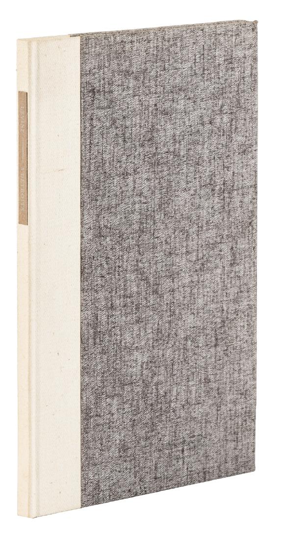 Philip Levine 5 Detroits 1/50: Heading: Author: Levine, Philip Title: 5 Detroits Place Published: [Santa Barbara] Publisher:Unicorn Press Date Published: [1970] Description: (8vo), quarter linen and gray