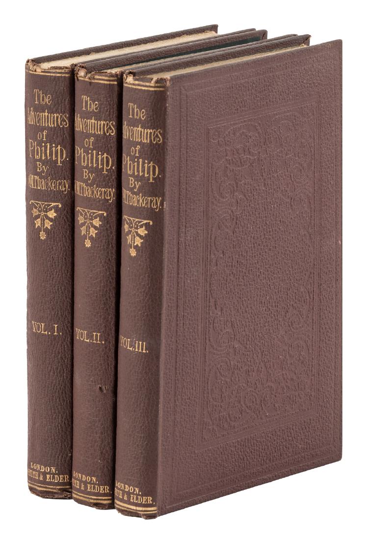 Thackeray's The Adventures of Philip 1862: Heading: Author: Thackeray, William Makepeace Title: The Adventures of Philip on His Way Through the World; Shewing Who Robbed Him, Who Helped Him, and Who Passed Him By Place Published: London Publis