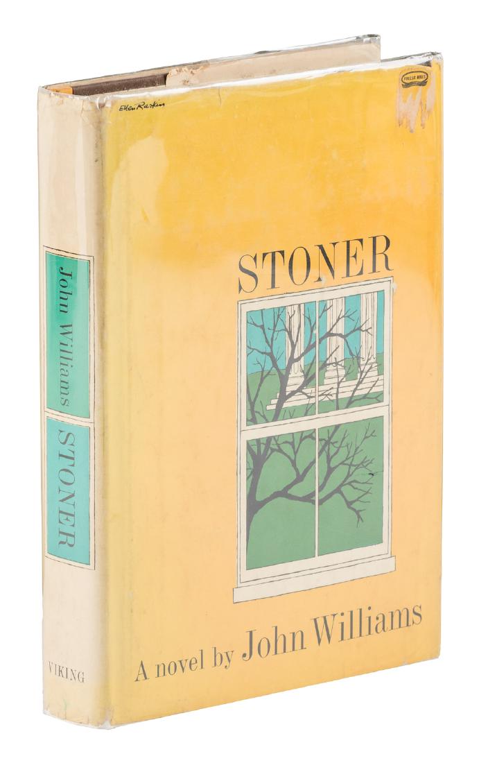 John Williams Stoner first edition: Heading: Author: Williams, John Title: Stoner Place Published: New York Publisher:Viking Press Date Published: [1965] Description: (8vo) original cloth-backed boards, dust