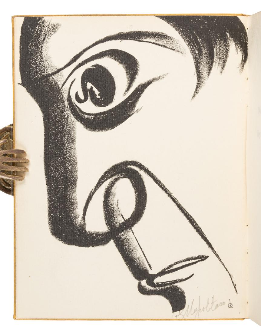 With lithograph of Picasso by Napolitano, signed (1 of 2)