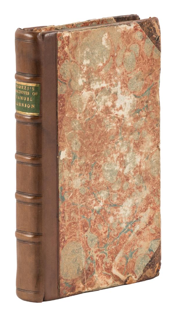 Anecdotes of Samuel Johnson 1786 (1 of 1)