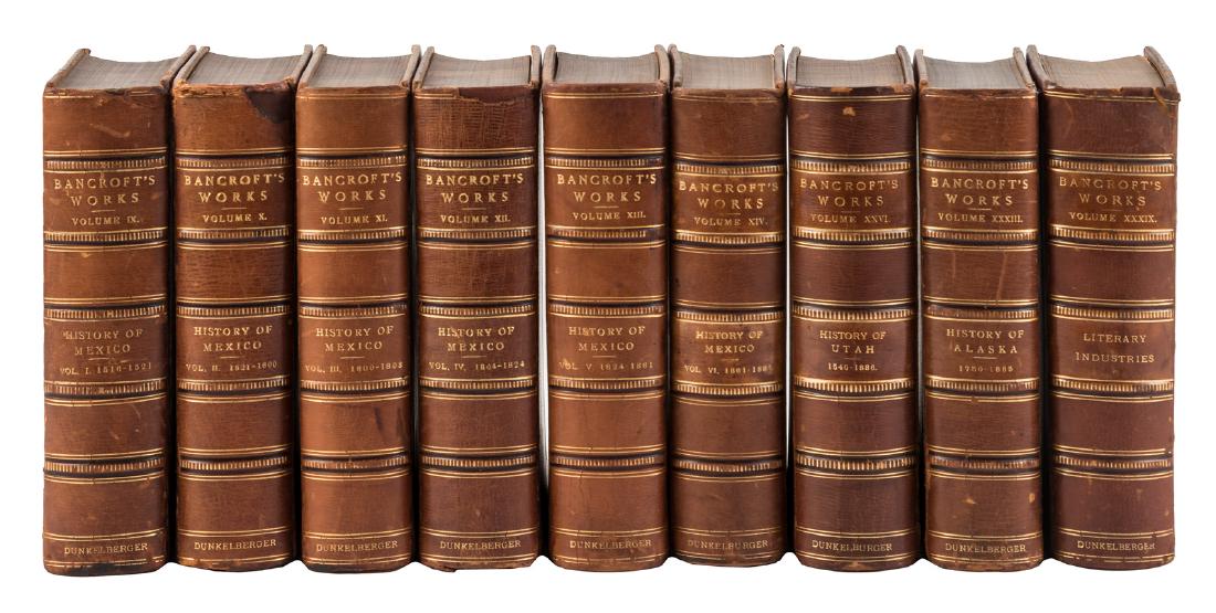 Works of Bancroft - nine volumes (1 of 1)