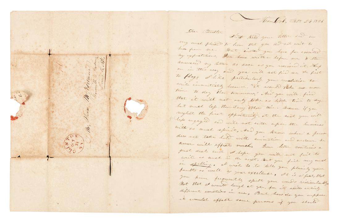 1826 Symmes proposed exploration of "Hollow Earth", (1 of 2)