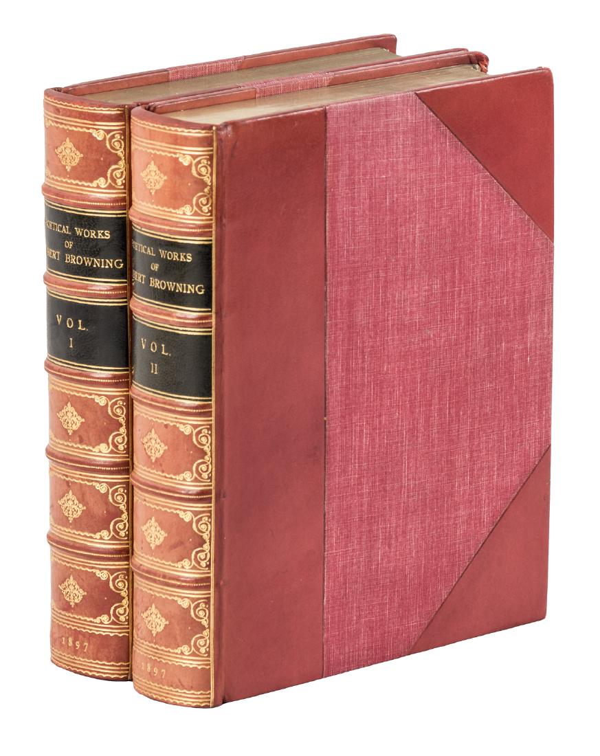 Browning's works, finely bound by Zaehnsdorf. (1 of 1)