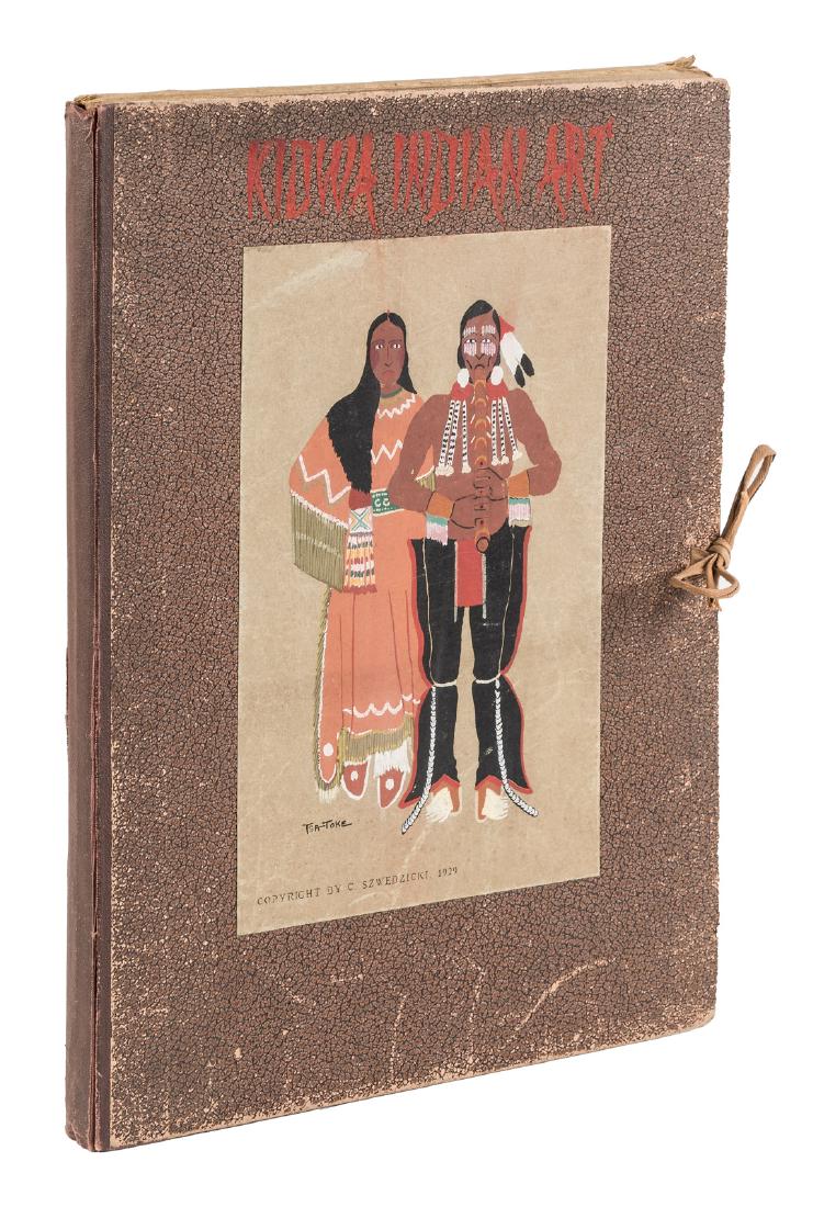 Pochoir plates of Kiowa Indian Art (1 of 10)