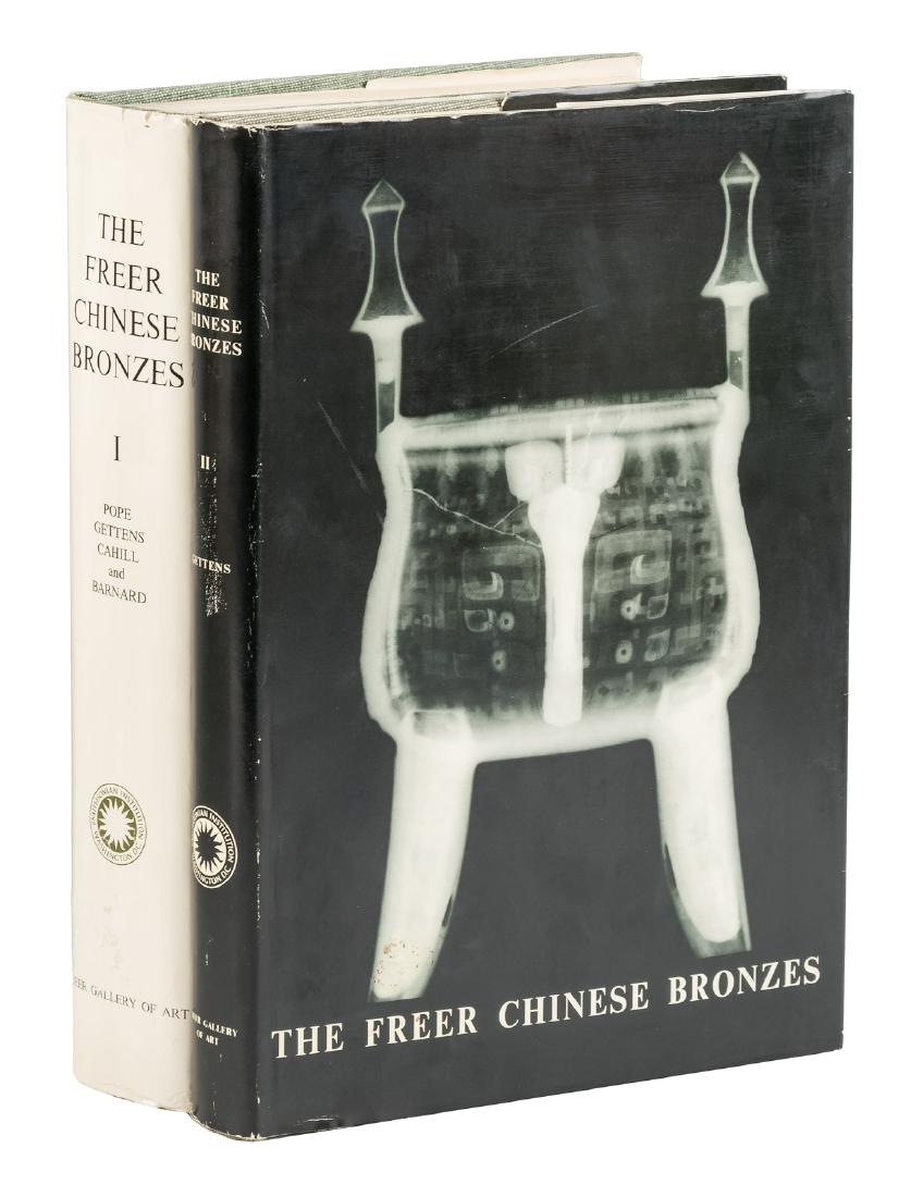 Freer Chinese Bronzes in Two Volumes: Heading: (Freer Collection of Chinese Bronzes) Author: Pope, John Alexander; James Cahill; Rutherford Gettens Title: The Freer Chinese Bronzes, Volume I, Catalogue; Volume II, Technical Studies Place