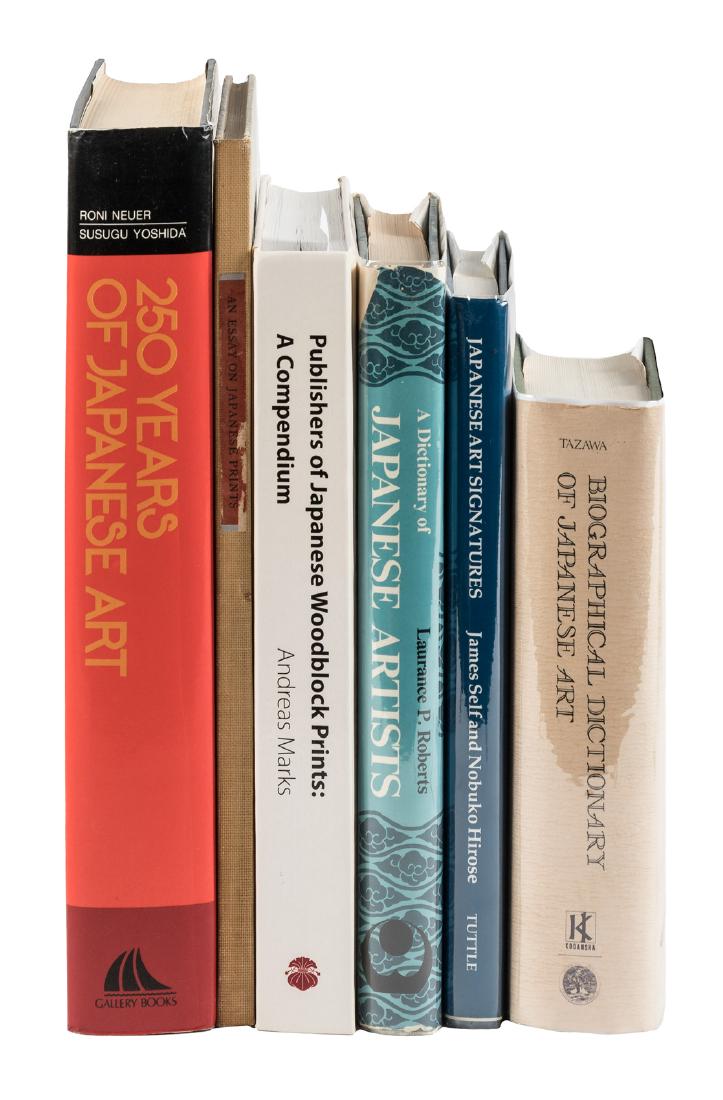 Six Japanese Art Reference Books (1 of 1)