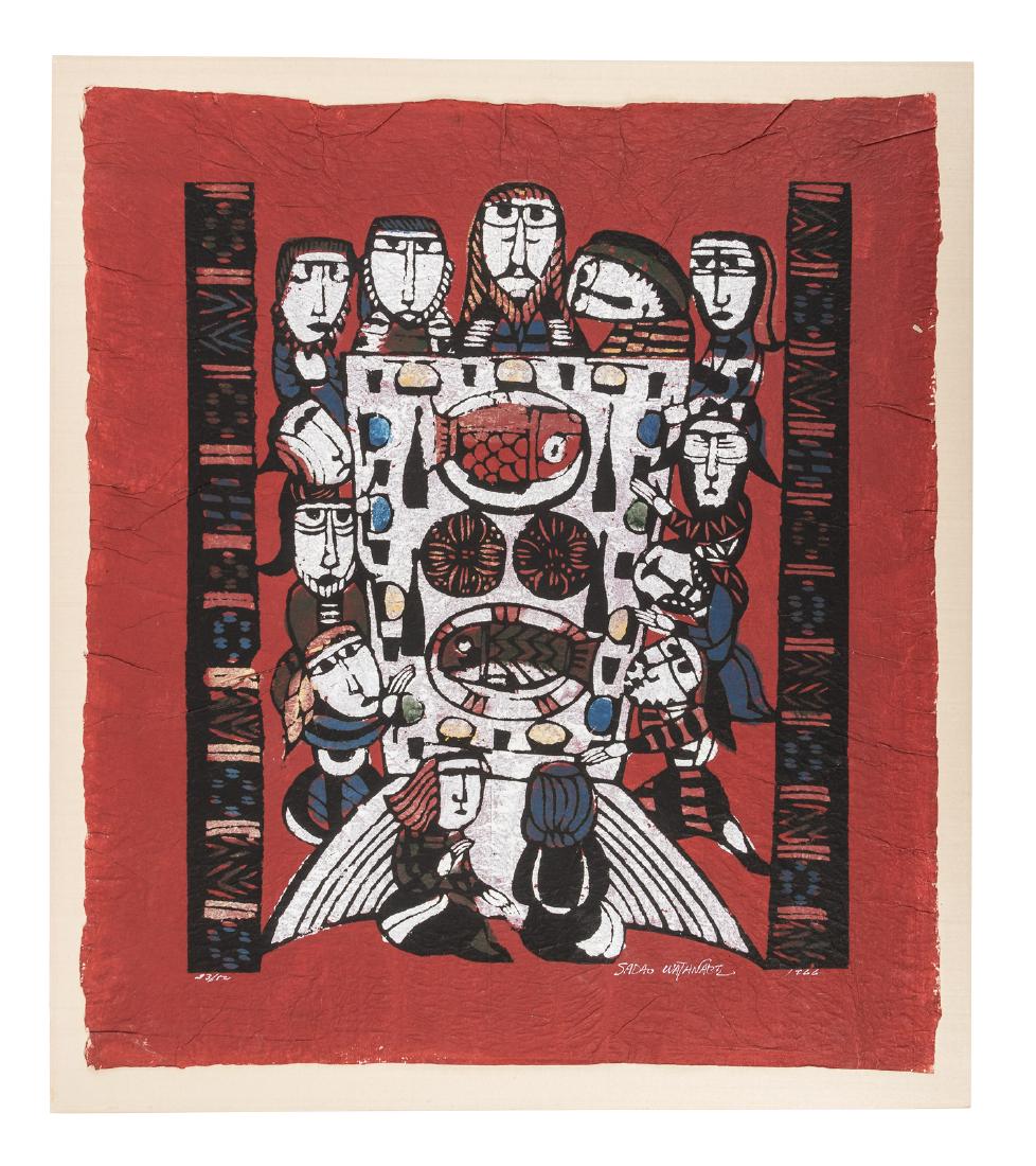Sadao Watanabe color woodblock print 1/50 (1 of 1)