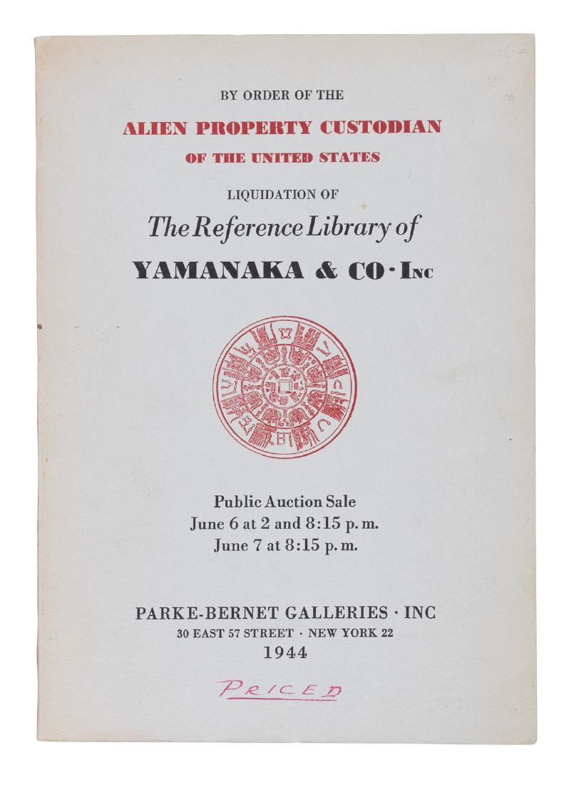 Yamanaka & Co. Reference Library Auction Catalogue (1 of 7)
