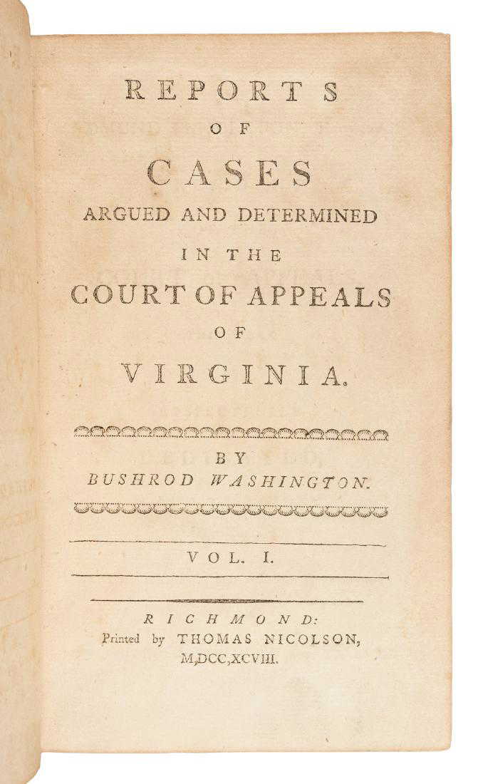 Virginia Court of Appeals cases from 1790 to 1796 Virginia Court of Appeals cases from 1790 to 1796