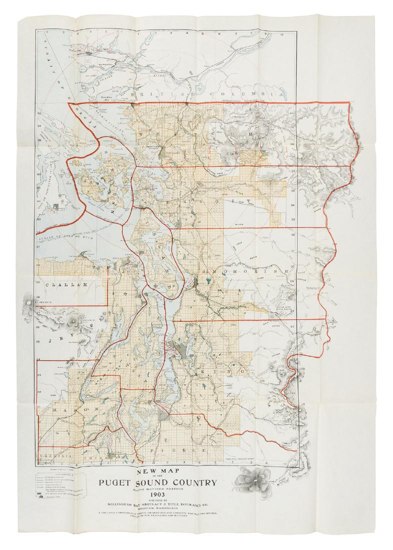 Map Puget Sound Country, 1903 (1 of 1)