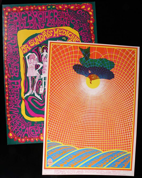 FAMILY DOG & HEADSTONE CONCERT POSTERS, FD83 FD95
