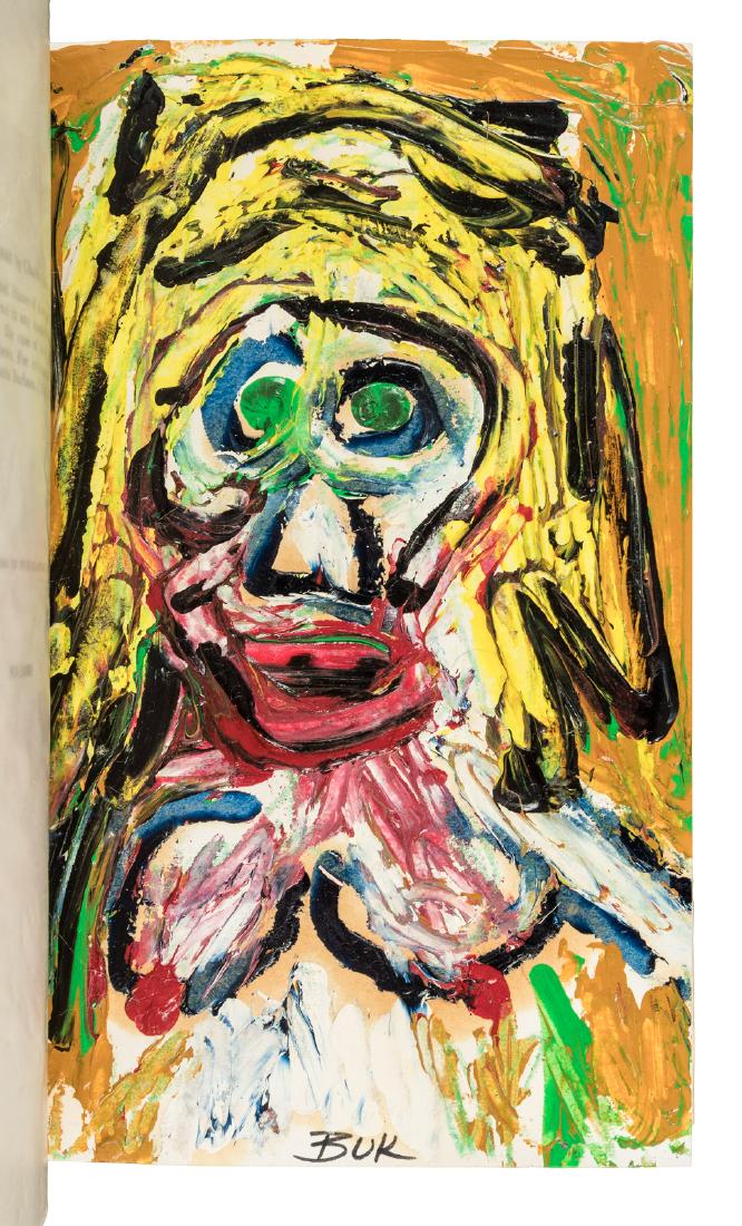 Charles Bukowski Hot Water Music with painting (1 of 4)